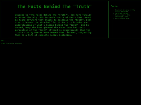 facts screenshot