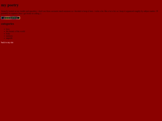 poetry screenshot