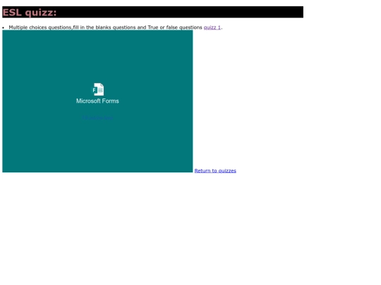 Quiz1 screenshot