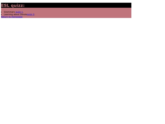 quizzeslinks screenshot