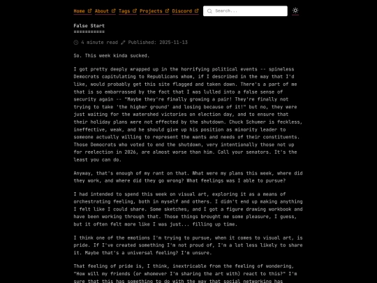 blog/false-start screenshot