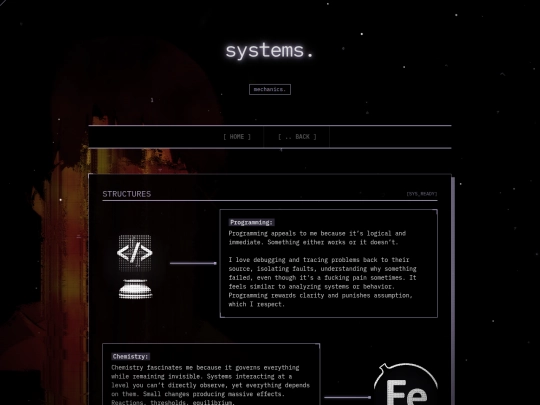 interests_systems screenshot