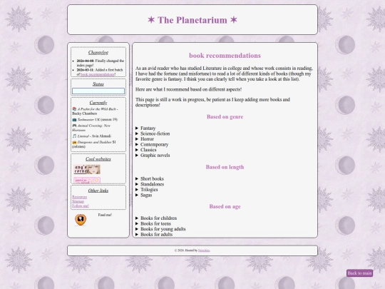 bookrecs screenshot