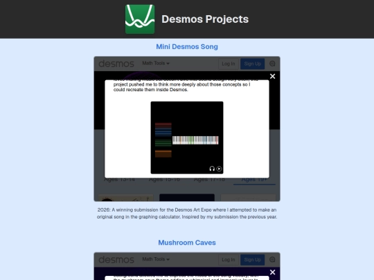 desmos screenshot