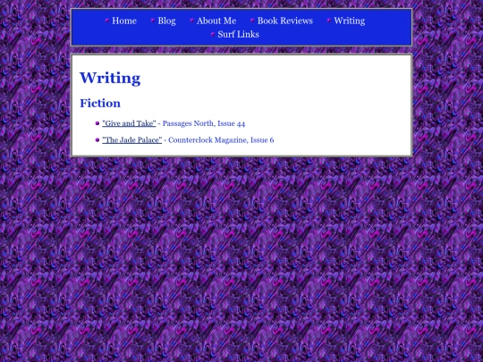 writing screenshot
