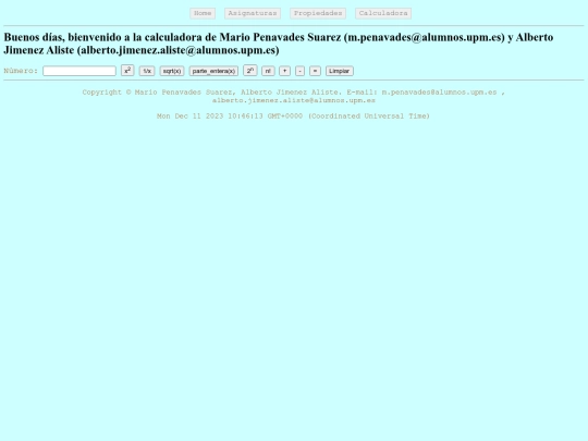 calculadora screenshot