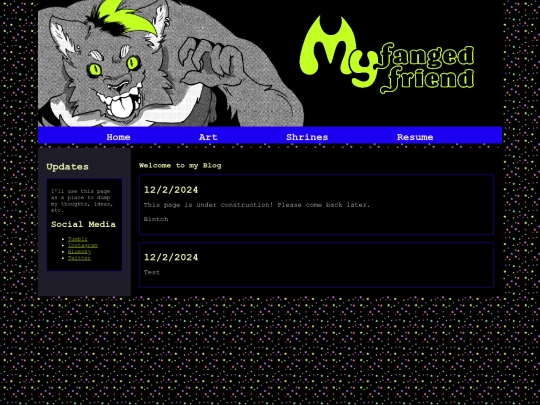 blog screenshot
