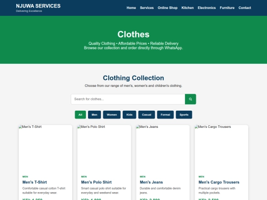 clothes screenshot