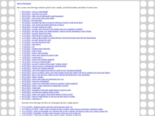 extras screenshot