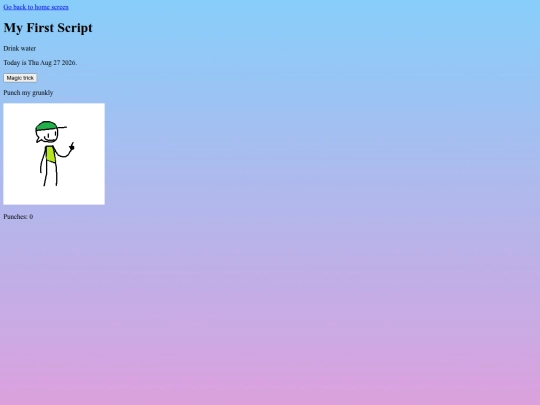 jstutorial screenshot
