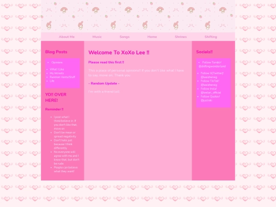 blog screenshot