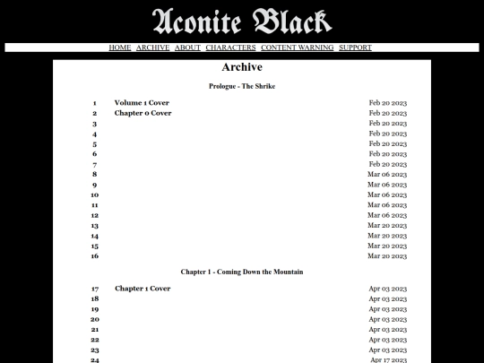 archive screenshot
