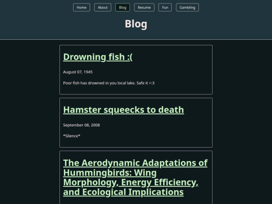 blog screenshot
