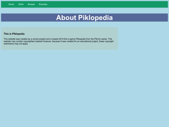 Piklopedia/about screenshot