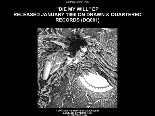 discography screenshot