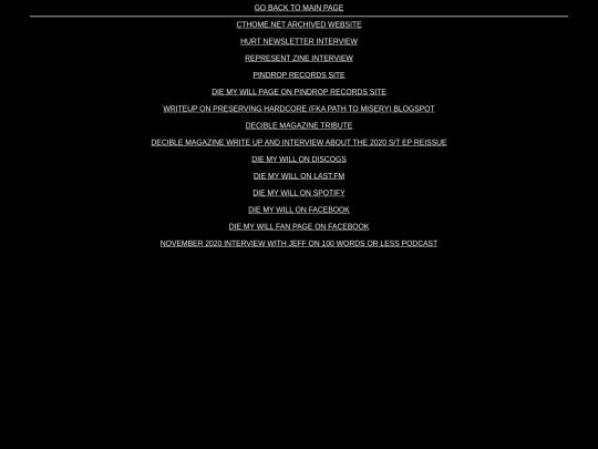 links screenshot