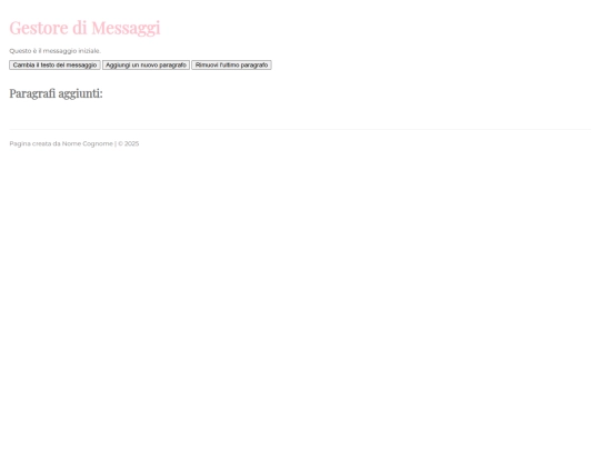 esercizi/bottone2 screenshot