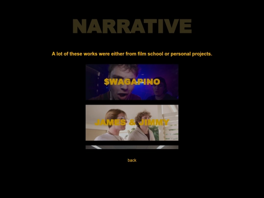narrative screenshot
