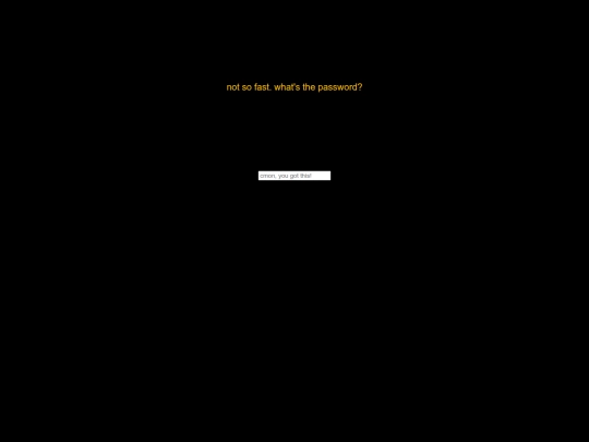 password screenshot