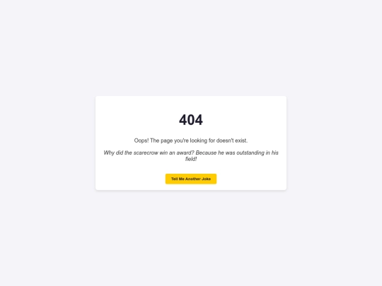 not_found screenshot
