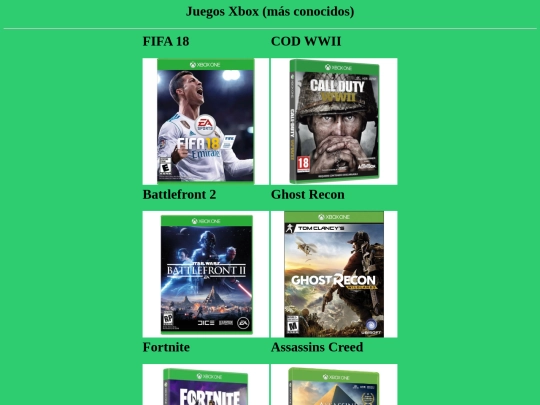 JuegosXbox screenshot