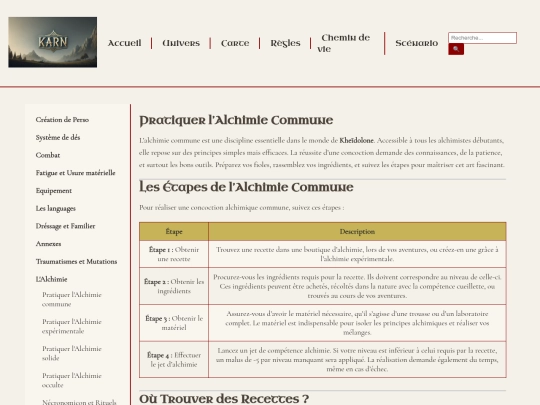 regles/alchimie/commune screenshot