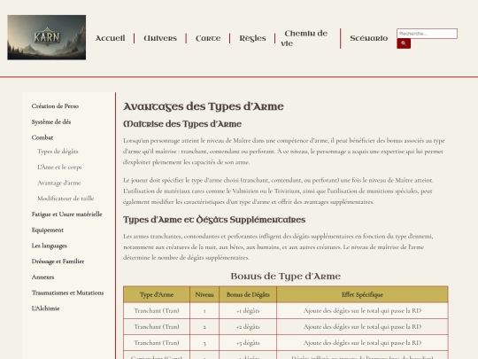 regles/combat/avantagearme screenshot