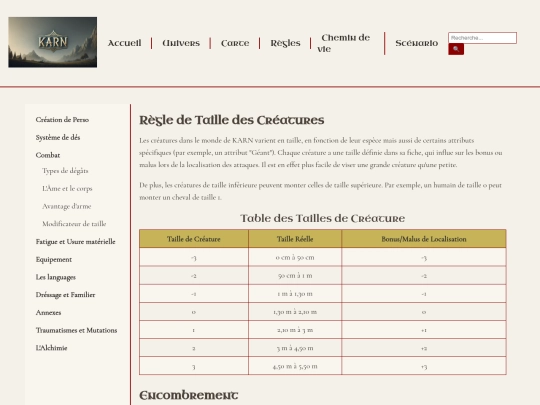 regles/combat/modtaille screenshot