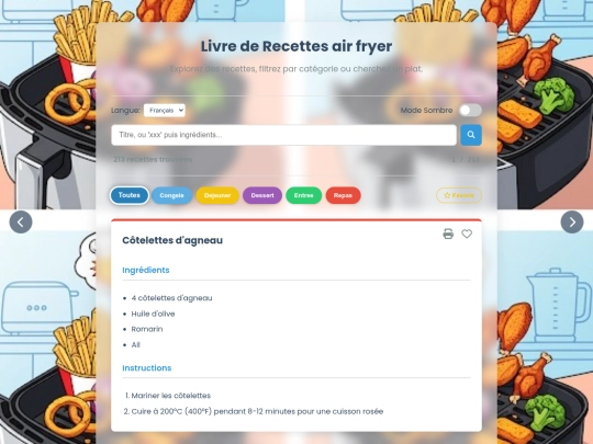 air fryer 4 screenshot