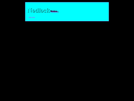 notes screenshot