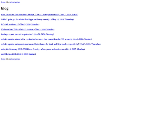 lite/blog screenshot