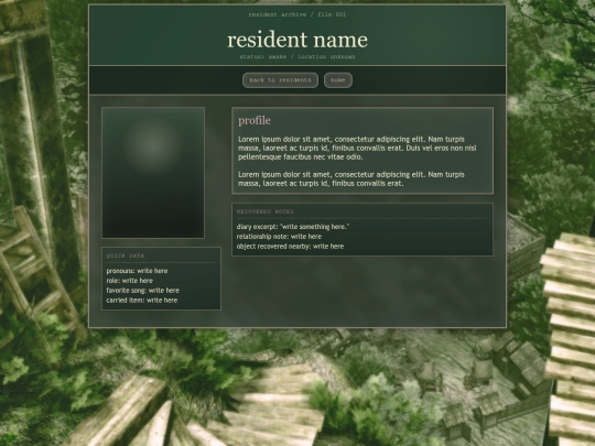 resident-003 screenshot