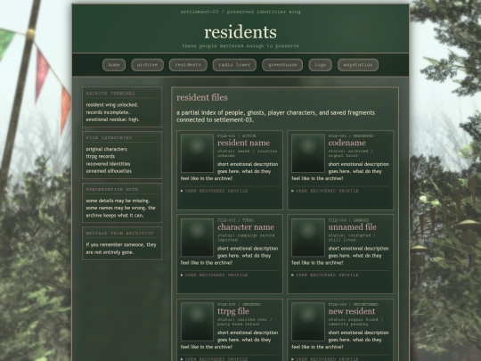 residents screenshot