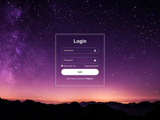 project1/loginform screenshot