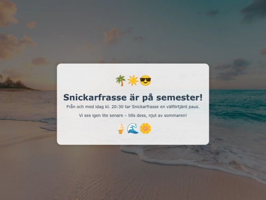 snickarfrasse_semester screenshot