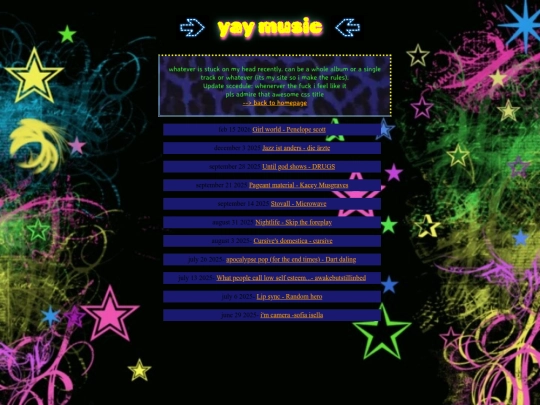 albums screenshot