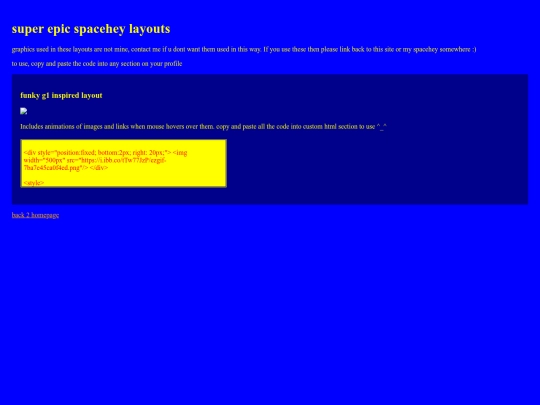 layouts screenshot