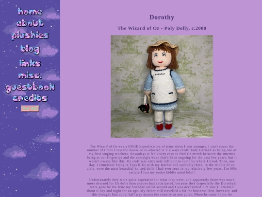 plushiepages/dorothy screenshot