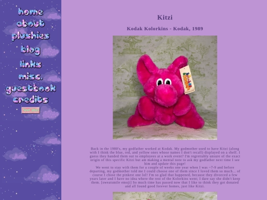 plushiepages/kitzi screenshot