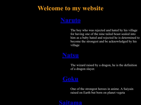 index screenshot