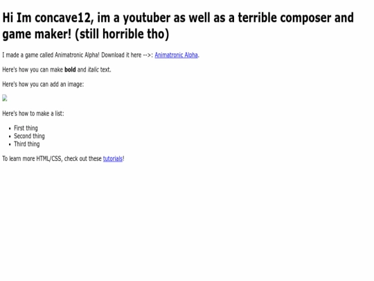 index screenshot