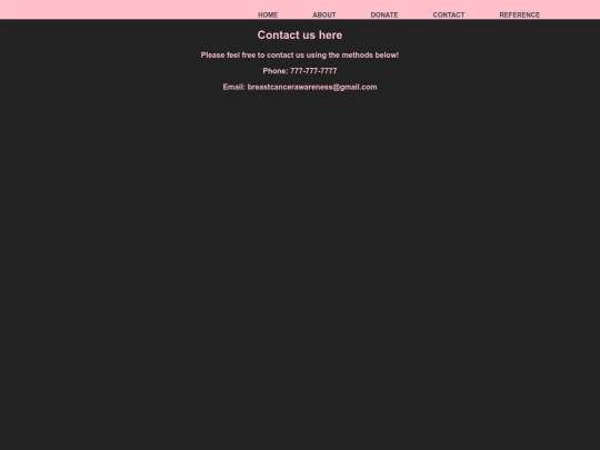 project/contact screenshot