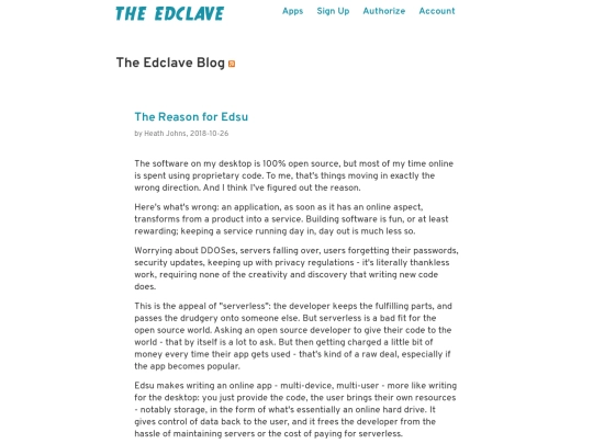 blog/posts/launching-edsu screenshot