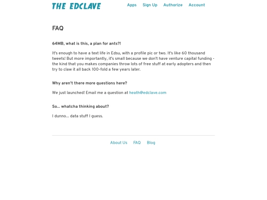 faq screenshot