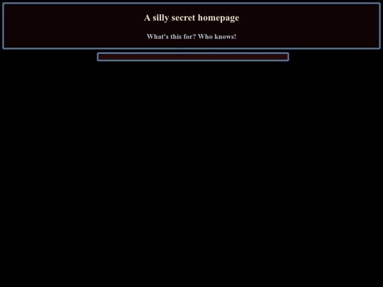 Secret/home screenshot