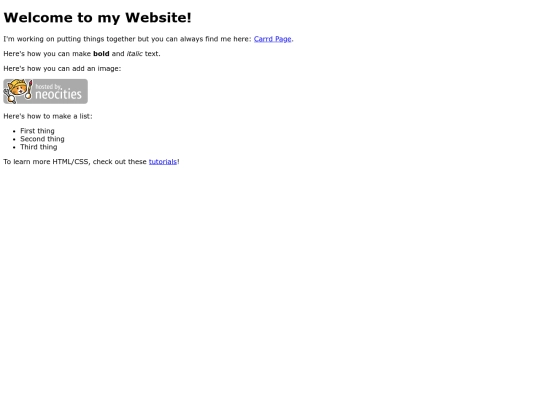 index screenshot