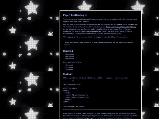 index screenshot