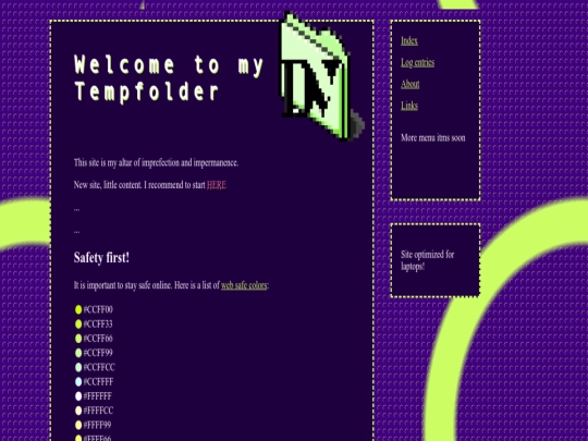 index screenshot