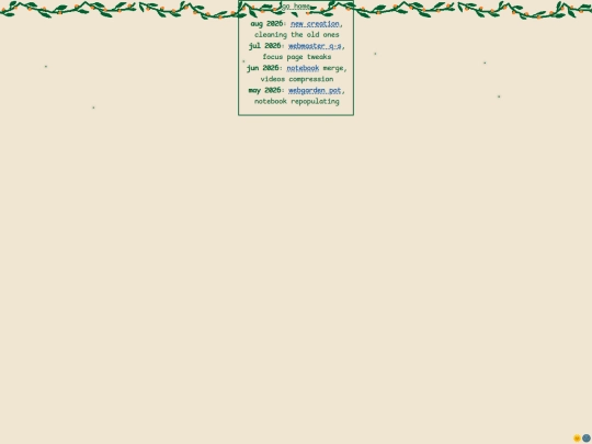 webgarden/changelog screenshot