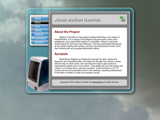 mediumoverride/about screenshot